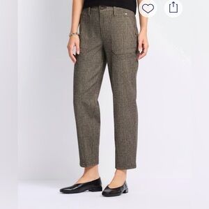 Democracy Ab Solution Skyrise Straight Leg Pants Brown Size 12 NWT